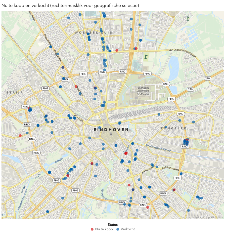 apprtementen verkocht in eindhoven